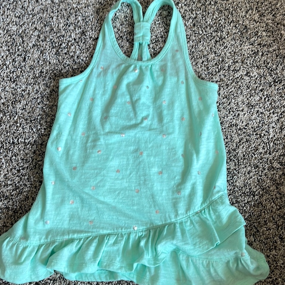 Girls Teal Tank Top